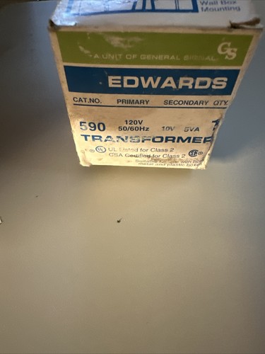 EDWARDS TRANSFORMER 590. KLASSE 2, 120 V, 50/60HZ PRIMÄR. NEU BOX IST BESCHÄDIGT - Bild 4 von 7