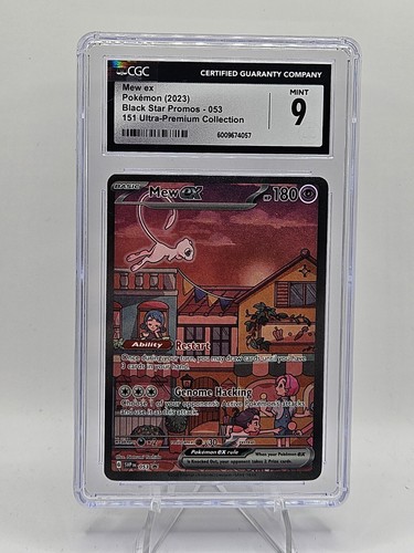 Mew ex 053 Sv: Scarlet & Violet Promo Cards Holo CGC 9