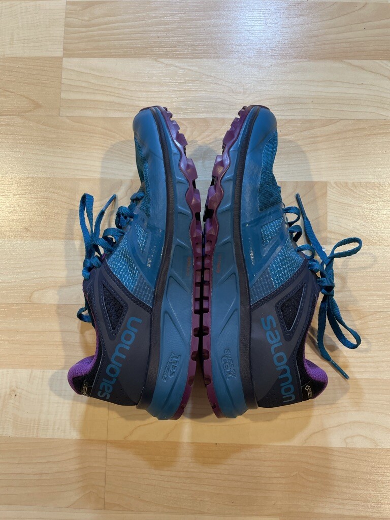 Scarpe da trekking Salomon Trailster GTX US 7.5 trail running verde donna