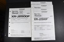Pioneer XR-J2500F XR-P4500M XR-P3500M Service Manual - Genuine Original