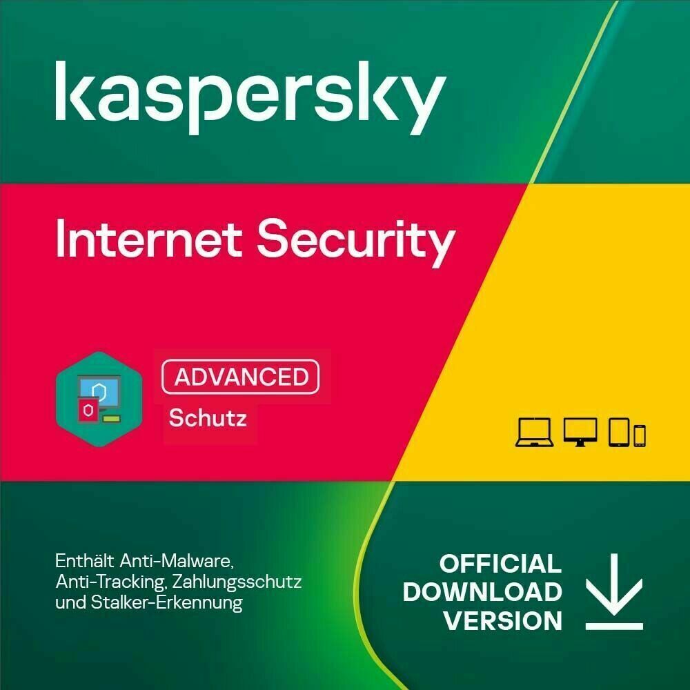 Kaspersky Internet Security  2024 • 1 PC 1 Jahr • NEU • per E-Mail • ESD
