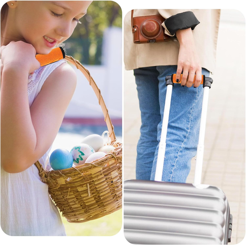 2 Pack Luggage Handle Wraps for Suitcase, Bright Color Comfort Soft Handle Cover - Picture 6 of 12