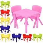 Kids Chairs Table Toddler set Strong Plastic play table Children Study Activity