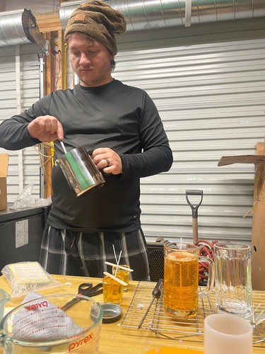 Beer Mug Candle – Handcrafted, Gel and Soy Wax, Long-Lasting, Decorative - Picture 3 of 3