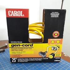 Carol Generator Portable Power Cord with Powr-Center 25ft