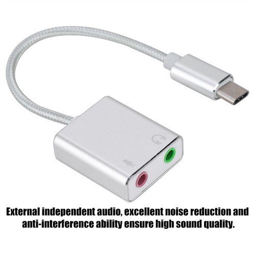 High-quality Aluminum Alloy External Sound Card For Tablet Mobile Phones - Picture 8 of 11