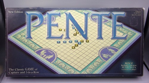 Pente Classic Strategie Brettspiel Capture & 5 in einer Reihe - Pente Plus - komplett
