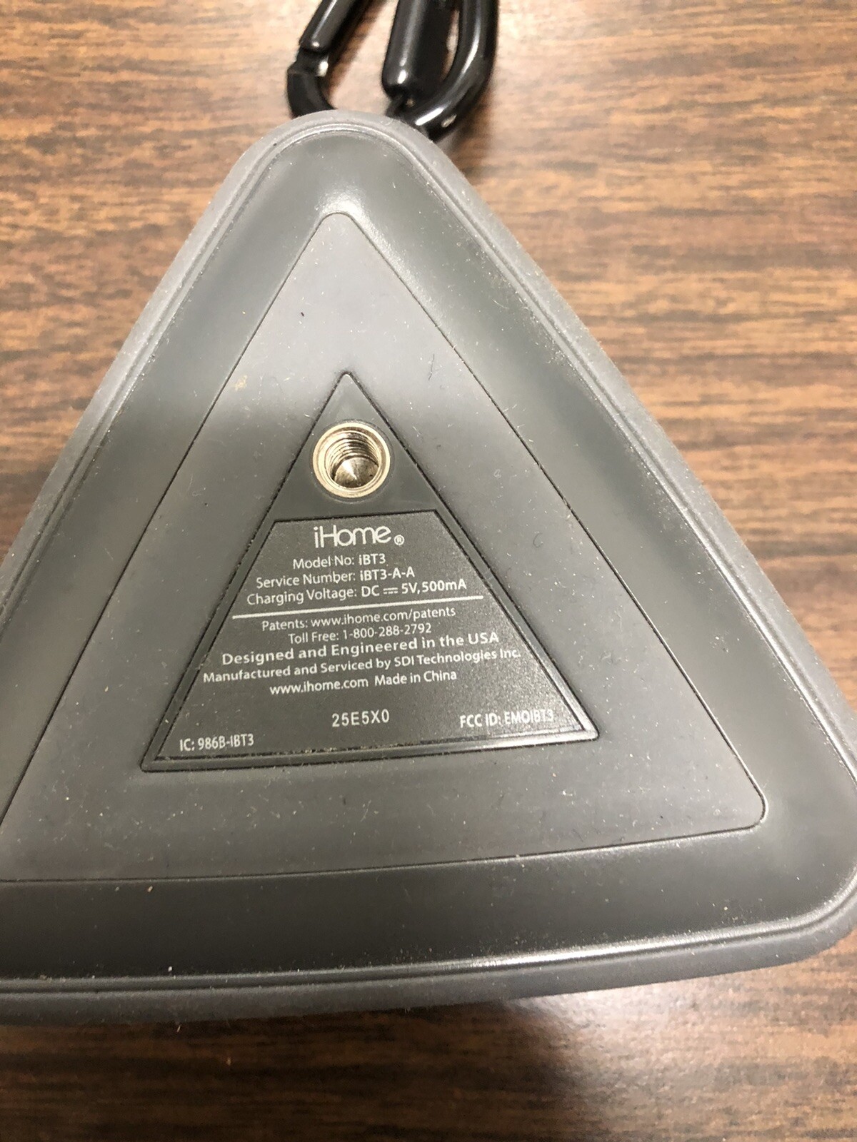 ihome speaker ibt3
