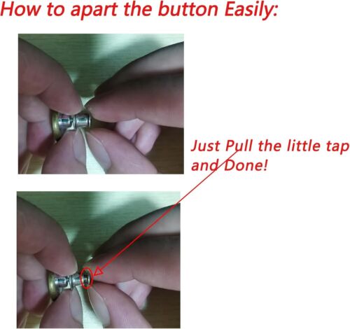 8 PCS Button Extenders for Jeans, Pants Button Extender, Waist Extenders for Pan - Picture 2 of 5
