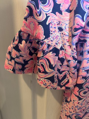 Lilly Pulitzer Girls French Terry Dress Size XL (12-14) EUC - Picture 4 of 7