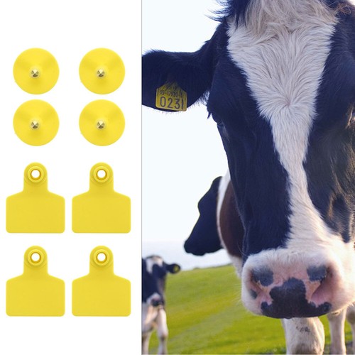 100pcs Plastic Livestock Ear Tags Cattle Tags Sheep Ear Tags - Picture 8 of 12
