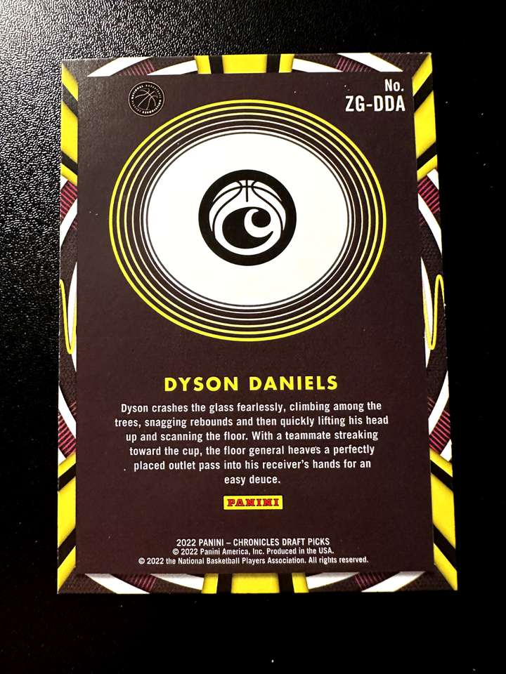 202223 Panini Chronicles DP Gamma Rays Rookie Dyson Daniels SP Hawks 1