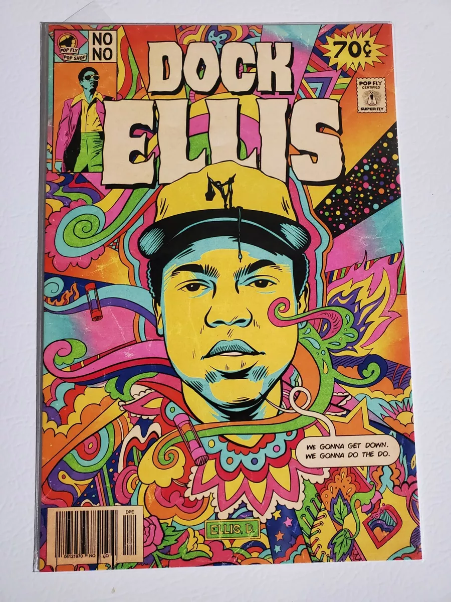 Dock Ellis Pittsburgh Pirates LSD Limited Edition Pop Fly Art