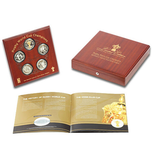 New Zealand - 2011- Silver Proof Coin Set- Rugby World Cup Champions - Picture 2 of 3