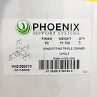 (5pk) Wing Fitting Triple Corner 12 Hole Phoenix W42 0000YC Bracket Brace NEW