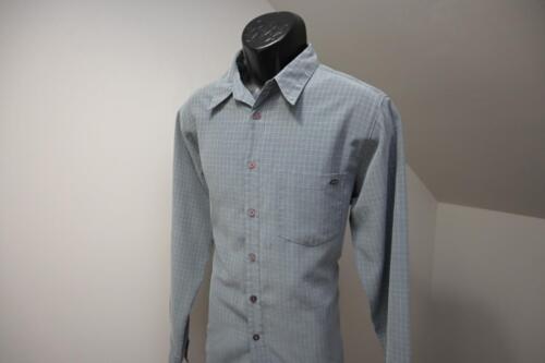 VTG Oakley Button Up Shirt Rayon Poly Checks Long Sleeve Mens Sz Medium - Picture 3 of 10