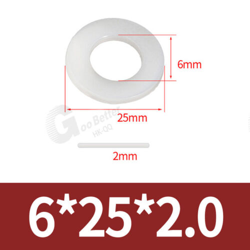 Unterlegscheiben DIN 125 Kunststoff Polyamid PVC M2 - M24 Beilagescheibe ISO7089 - Bild 62 von 121