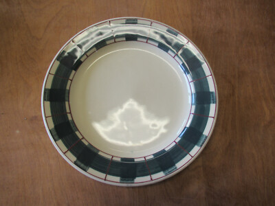 Hartstone USA GREEN BUFFALO CHECK Dinner Plate 11'' 1 ea      12 available