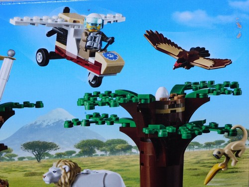 LEGO 60307 City WILDLIFE RESCUE CAMP Elephant Lion Cubs Monkey Eagle Minifigures - Picture 6 of 24