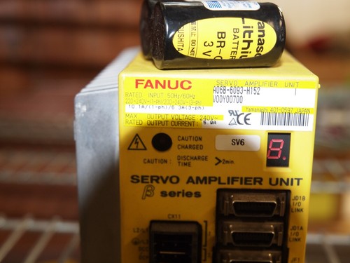 FANUC A06B-6093-H152 Servo Amplifier Unit, V00Y00700  System 1 Pull - Picture 2 of 8