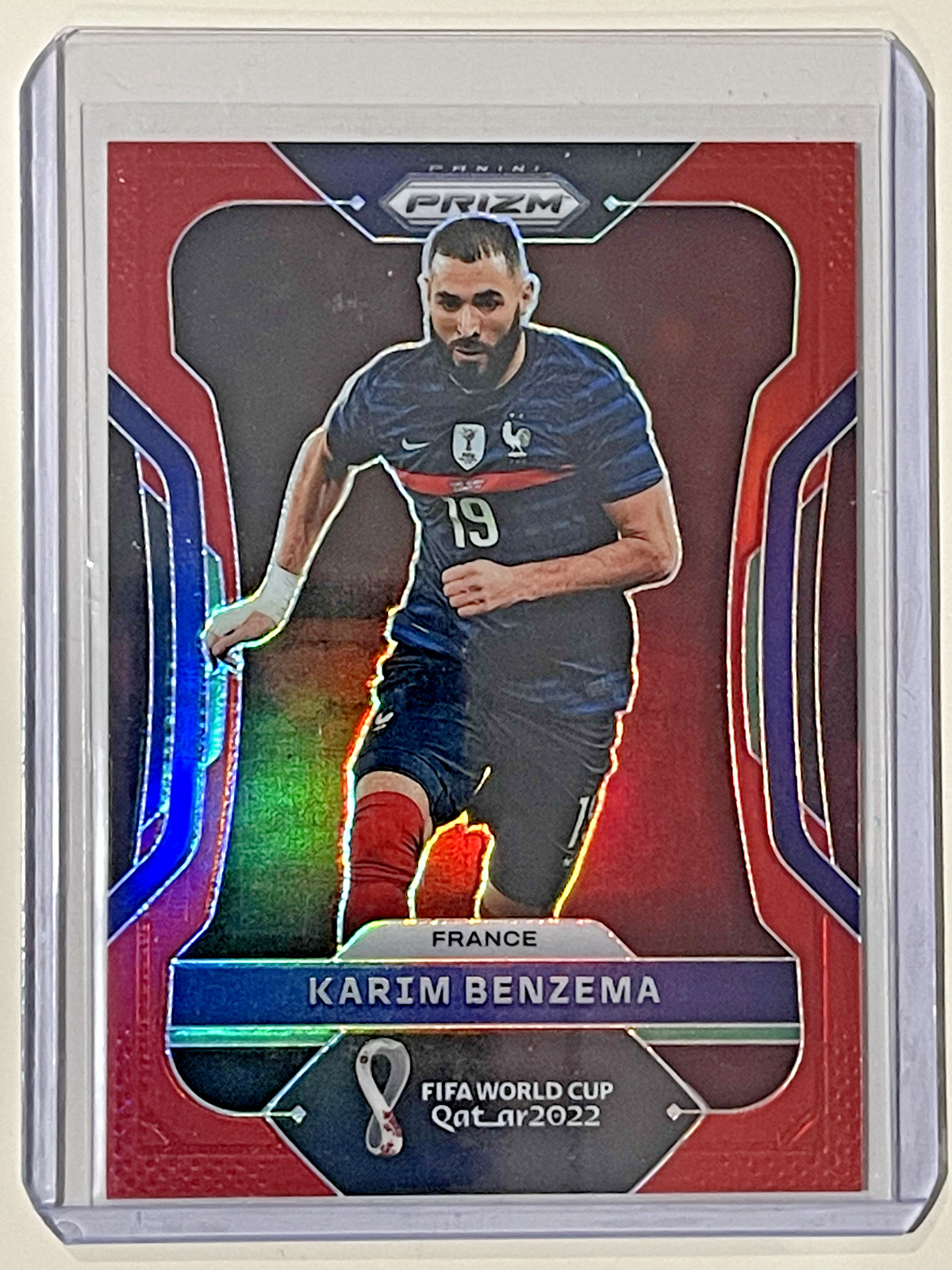 2022 Prizm World Cup Karim Benzema Red Prizm /399 France