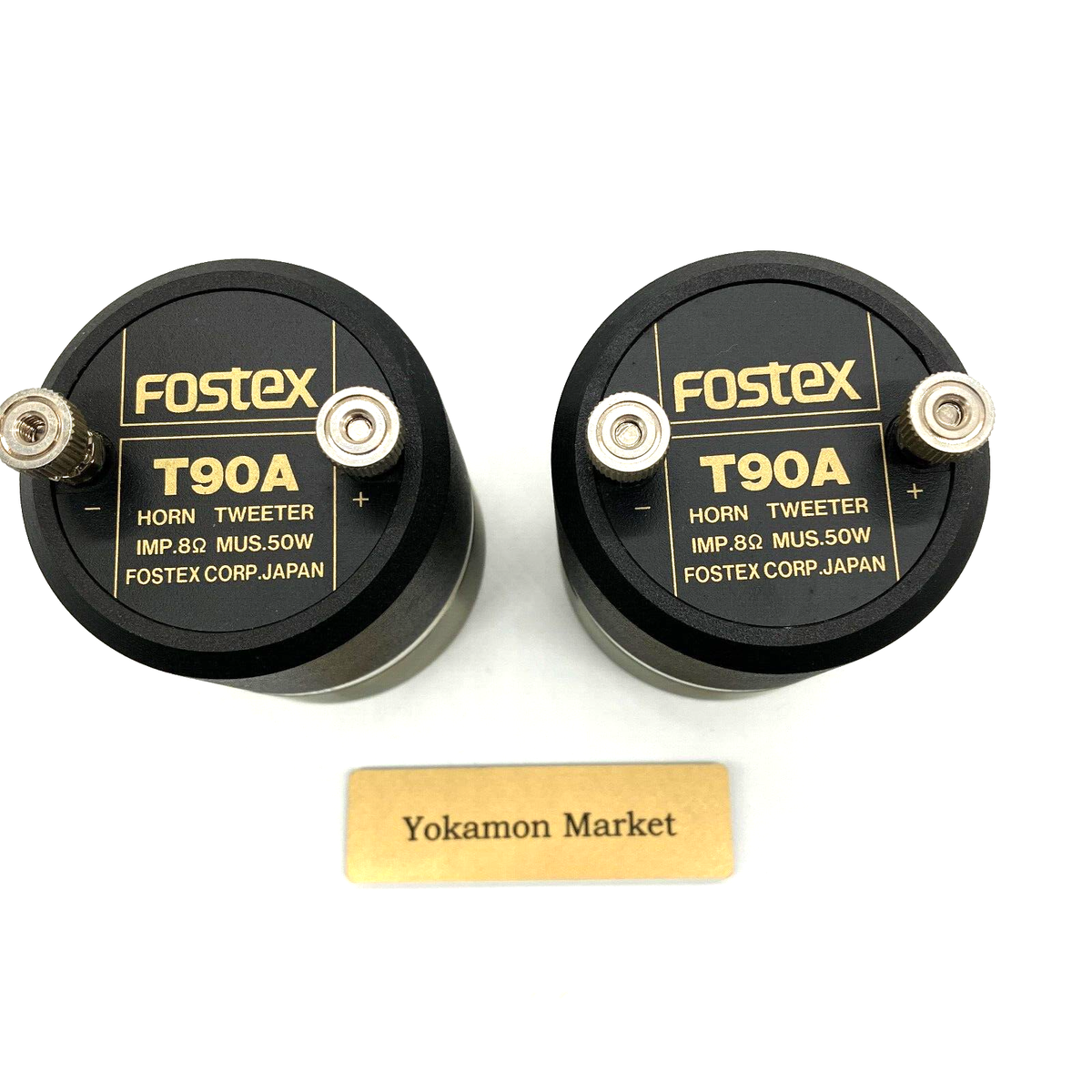 FOSTEX T90A Horn Super Tweeter sound Speaker 2Piece Set from Japan