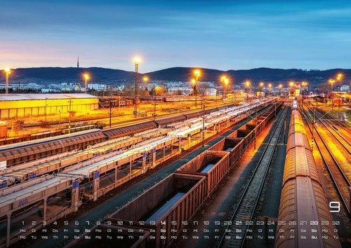 Eisenbahn - faszinierende Bahnwelt - 2025 - Kalender DIN A2 - Bild 10 von 14