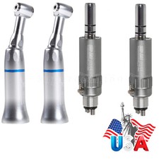 Dental Slow Low Speed Push Button Contra Angle Handpiece / Air motor 4 Hole YAD