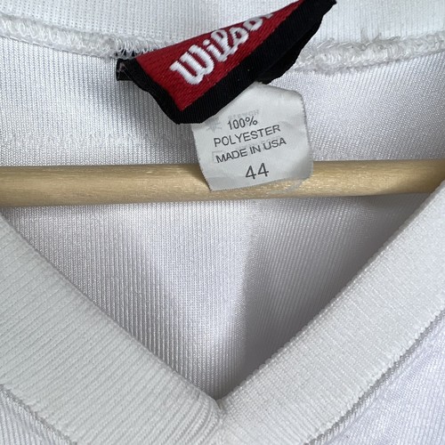 VTG Wilson Milwaukee Mustangs AFL Davies Football Cut Jersey Arena Men's Sz 44 - Picture 7 of 8