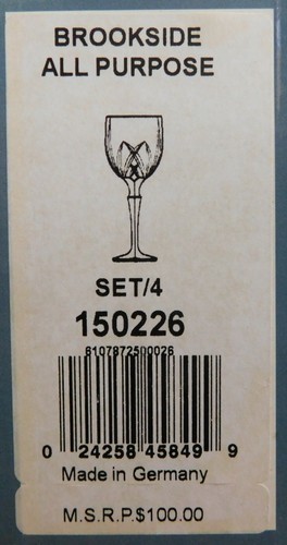 Set 4 bicchieri da vino Waterford Marquis Crystal 8 5/8" nuovi con scatola - Foto 5 di 5