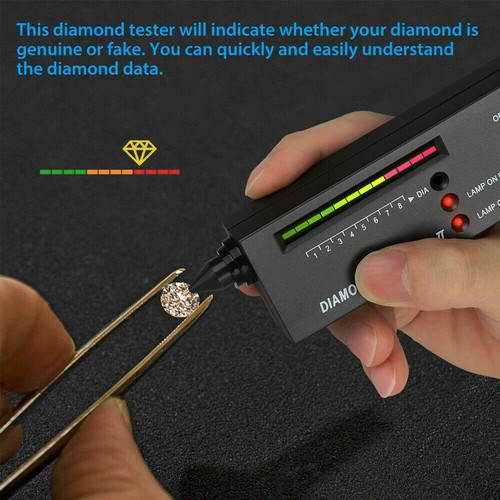Portable Diamond Gem Tester Selector V2 with Case Gemstone Platform Jeweler Tool - Picture 5 of 12