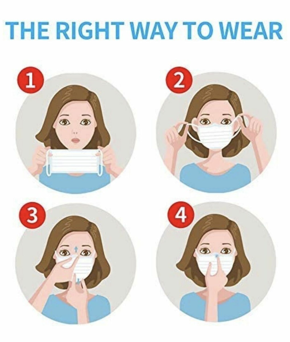 Adjustable Blue Face Mask (Lot) - Nylon, Mouth & Nose Cover For Adults & Kids - Sports & Everyday