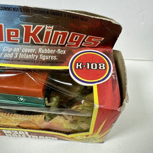 Matchbox K-108 M3A1 Half Track Battle Kings 1974 Diecast Unpunched - Picture 2 of 10