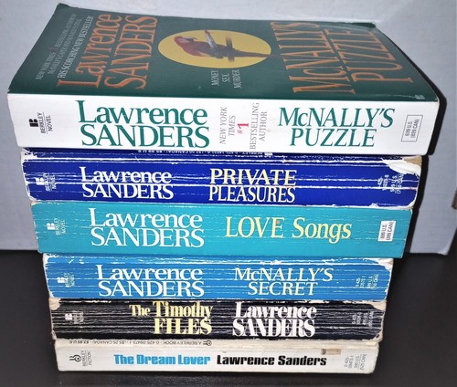 Lawrence Sanders Paperbacks Lot of 6 - 2 McNally's Series, Timothy Files & More - Picture 3 of 4