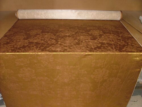 Clarissa Hulse Fennel Flower Yellow Ochre Curtain Jacquard Fabric RRP £50.00 PM - Picture 2 of 10