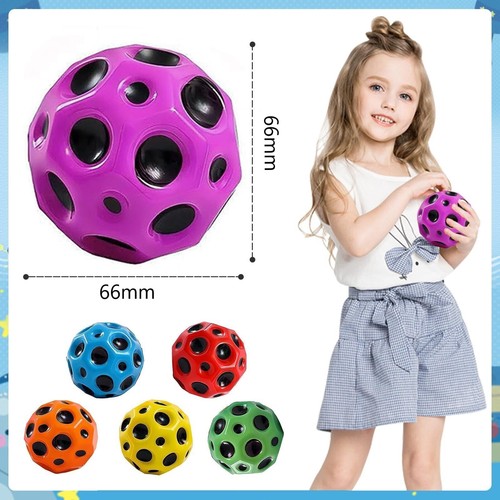 Extreme High Bouncing Ball Space Ball Bouncy Ball Outdoor Throw Catch Moon Toy - Bild 17 von 26