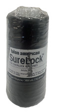 New Talon American Sure lock Overlock Machine Thread Black 3000 Yards
