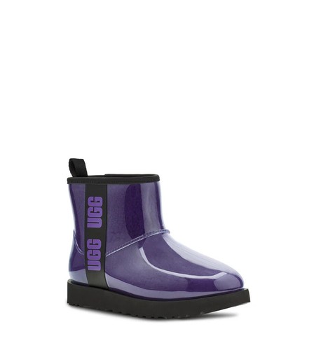 Botas UGG Classic Clear Mini 1113190 para mujer violeta noche sin cordones impermeables - Imagen 22 de 35