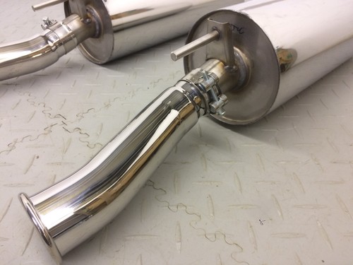 JAGUAR XJS V12 5.3 6.0 COMPLETO ACCIAIO INOX IMPIANTO SCARICO BOX TUBO XJSC - Foto 12 di 12
