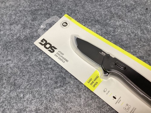 SOG Knife Terminus XR Black G-10 D2 Steel TM1027-CP Pocket Knives - Picture 2 of 6