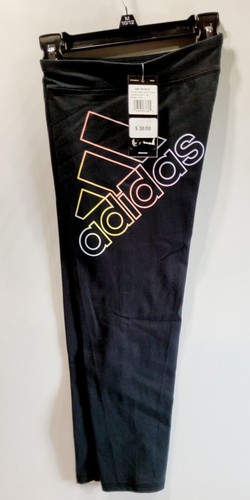 Adidas AK4662 Girls Capri Black White, Gray, Size XS, M NEW - Picture 20 of 30