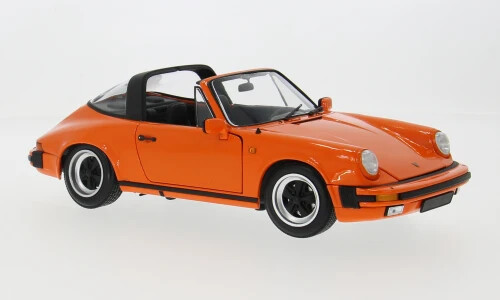 Minichamps Porsche 911 Carrera 3.2 Targa Orange 1983 1:18 Model Car - Picture 1 of 5