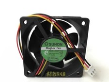 SUNON KDE1206PTV2 DC12V 1.1W 60*60*25MM 3-Pin Silent Cooling Fan