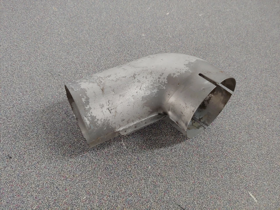 USADO ORIGINAL GENUINO PORSCHE 911S 911SC INTERCAMBIADOR DE CALOR CODO TUBO EN J  Foto 2 de 4