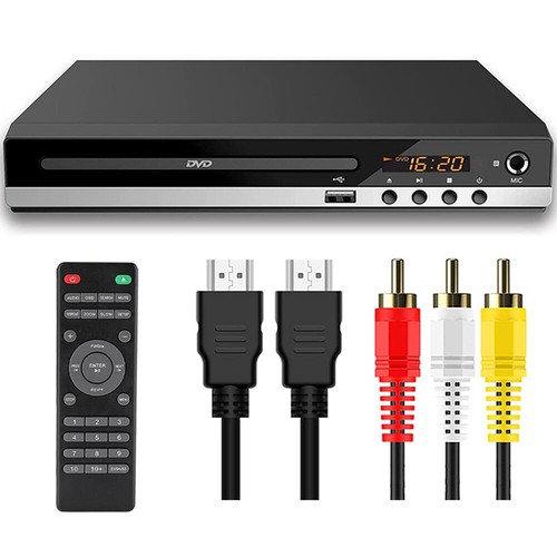 DVD-Player mit HDMI/AV-Ausgang USB-Eingang DVD-Player HD 1080P PAL/NTSC-System - Bild 2 von 23