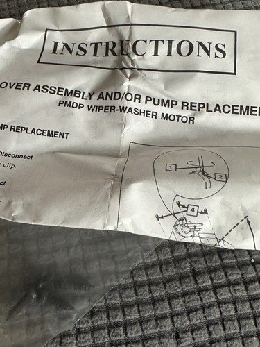 NOS 1985 1986 Cadillac DeVille Fleetwood Buick Olds Wiper Motor Cover 22039327 - Picture 11 of 12