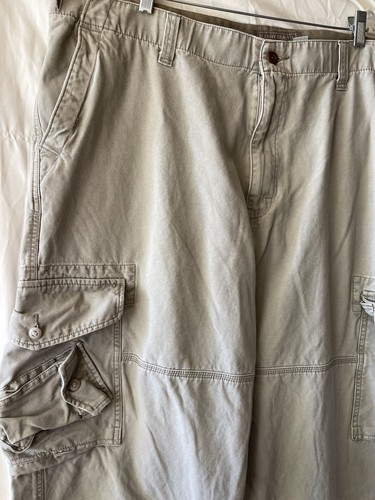 Vintage Y2K 90'S OLD NAVY 1994 CARGO UTILITY PANTS, 42/44 X 30 100% COTTON, EUC - Bild 6 von 19