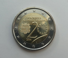 Andorra, 2 Euro 2014, 20 Years of EU Accession, Original Coincard