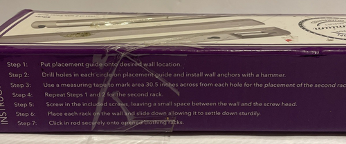Retractable Clothes Rack | Wall-Mounted Hanger for Space-Saving - COMPLETE - Picture 4 of 7