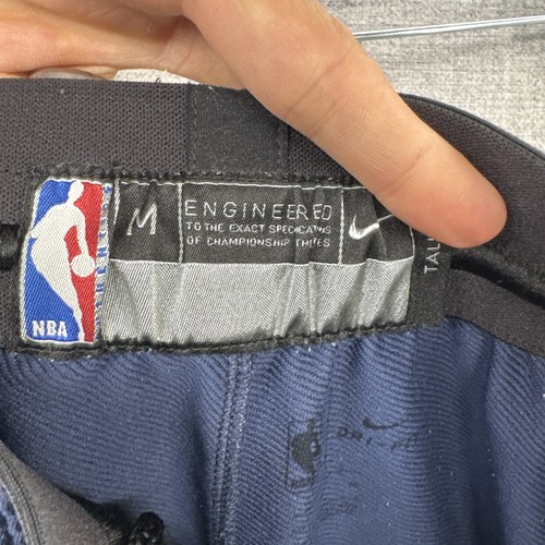 Nike Engineered Utah Jazz Shorts Medium TALL Blue Warm Up Workout Player Issued - Picture 13 of 14
